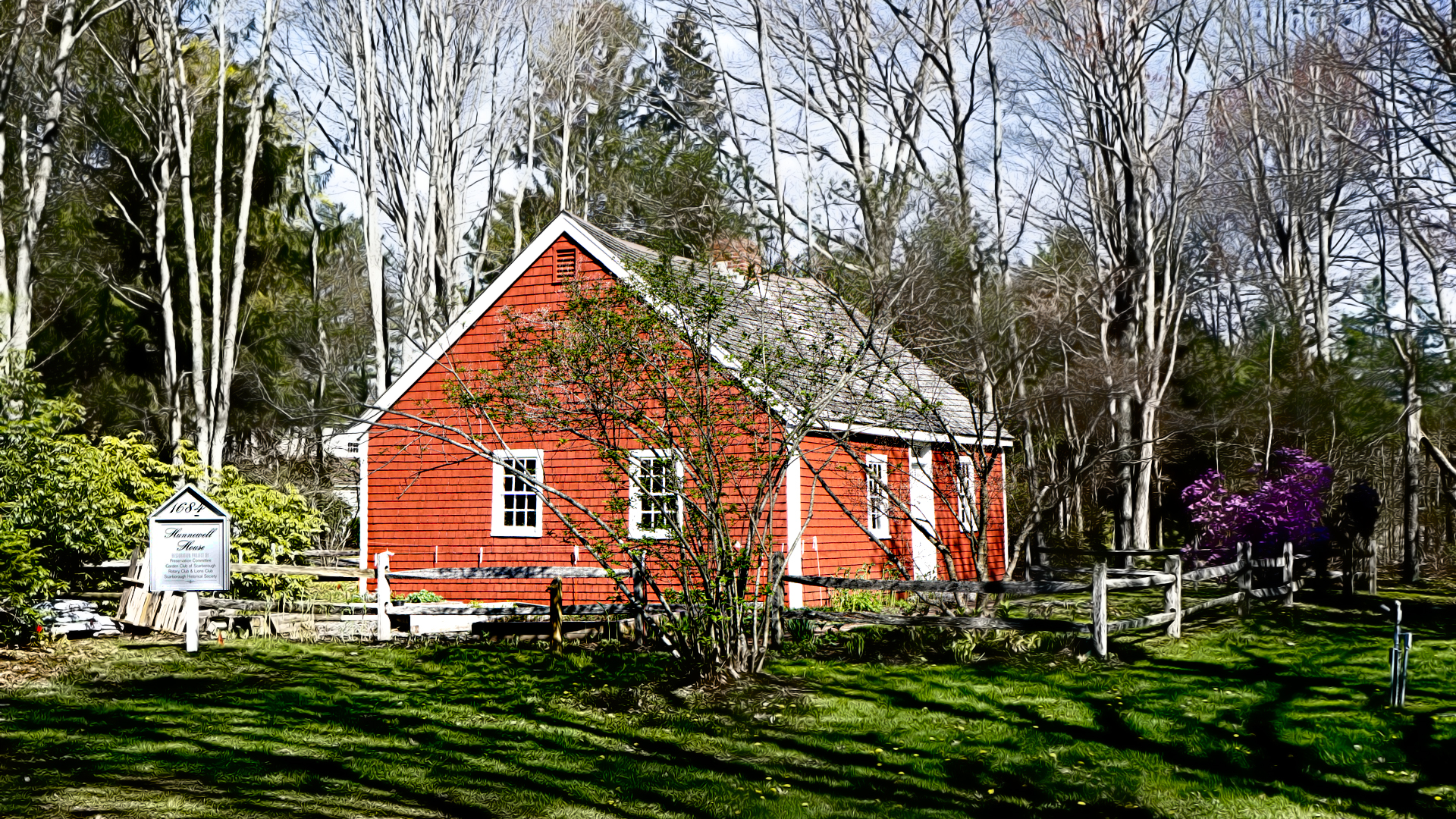 Hunnewell House Side View