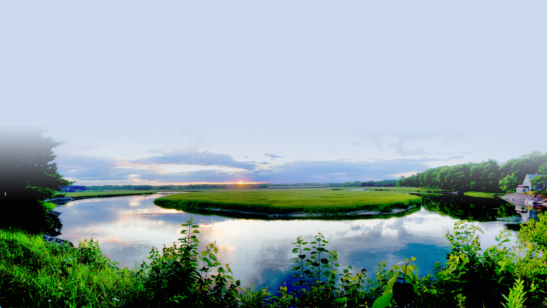 Nonesuch Cove Road Sunset