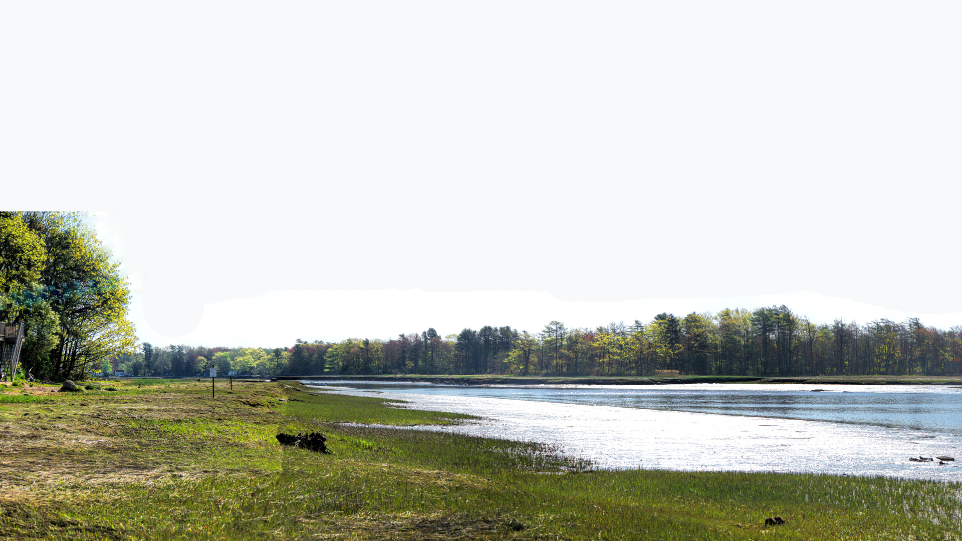 Plummer Island Panorama Upstream