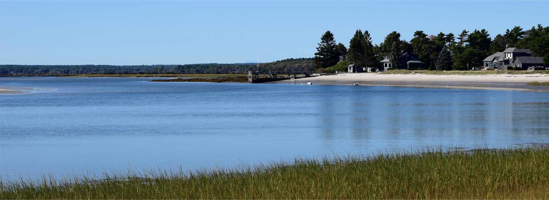Ferry Beach and Entrance to the Libby River