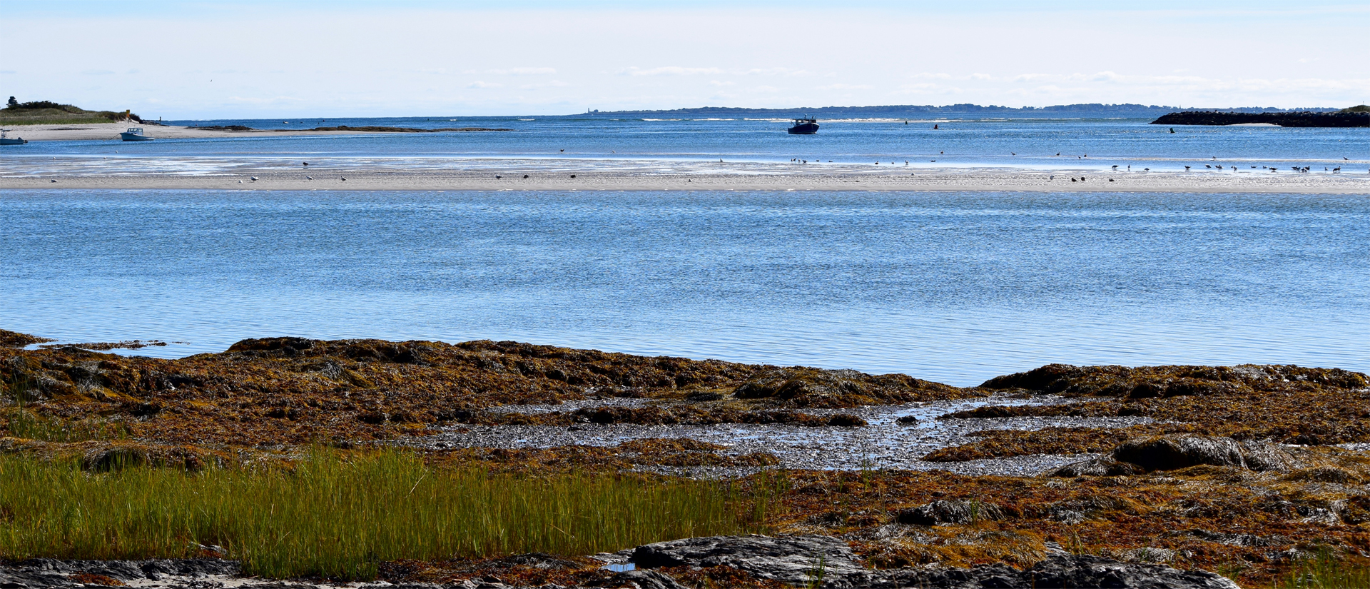 Scarborough River Empties into the Atlantic Ocean