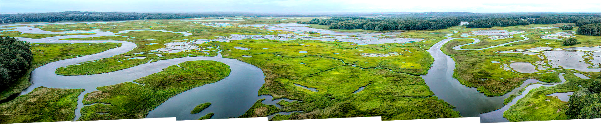 Mill Brook Marsh - Point 13 - Aerial Panorama