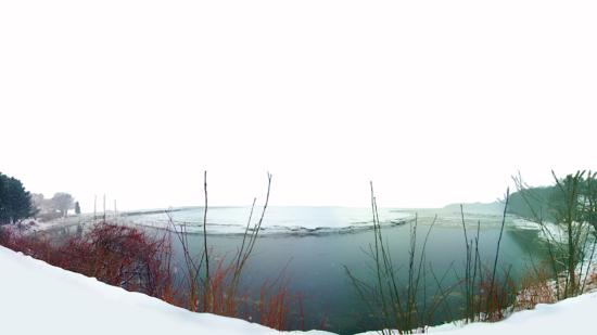 Nonesuch Cove Road Winter